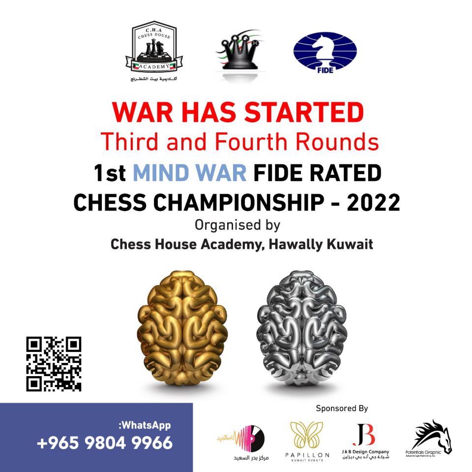 Mind War FIDE 2022 –  Round 3+4